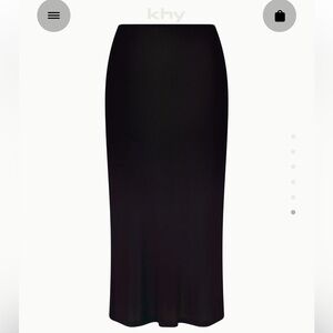 Brand new with tags, unused KHY mesh black midi skirt